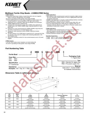 K-401 EMI B datasheet  